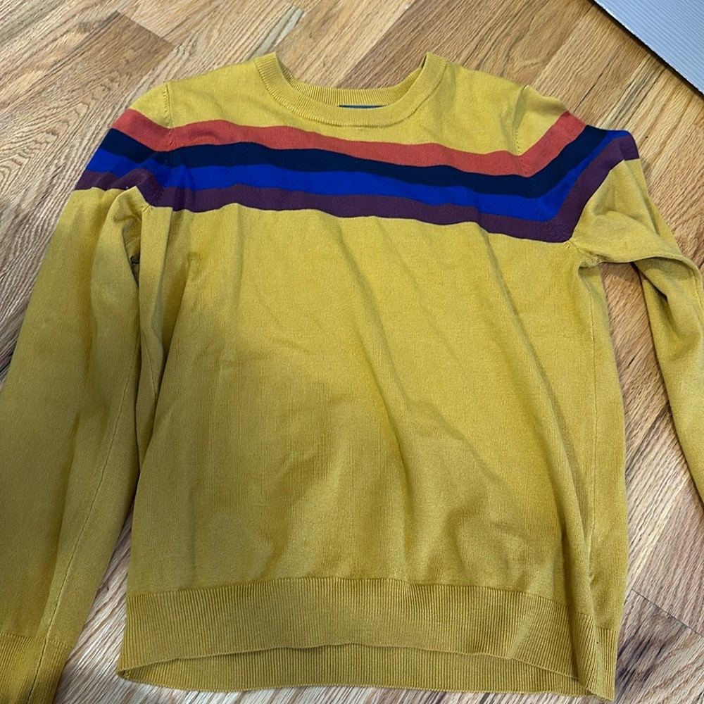 ModCloth vintage style sweater with stripes L